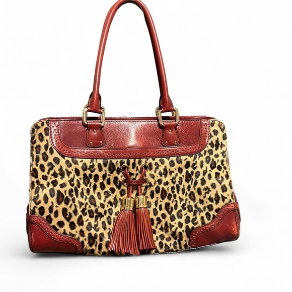 ANTONIO MELANI Handbags - Leopard Print Leather Handbag